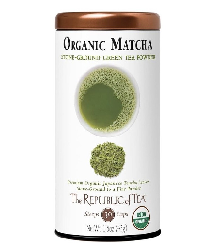 Organic Matcha Stone Ground Green Tea Powder Republic Of Tea ~1.5oz 30 Cups