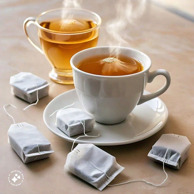 400 Pcs Empty loose Tea/coffee Filter bags Heat Seal & Draw Strings 6.3cm x 7cm