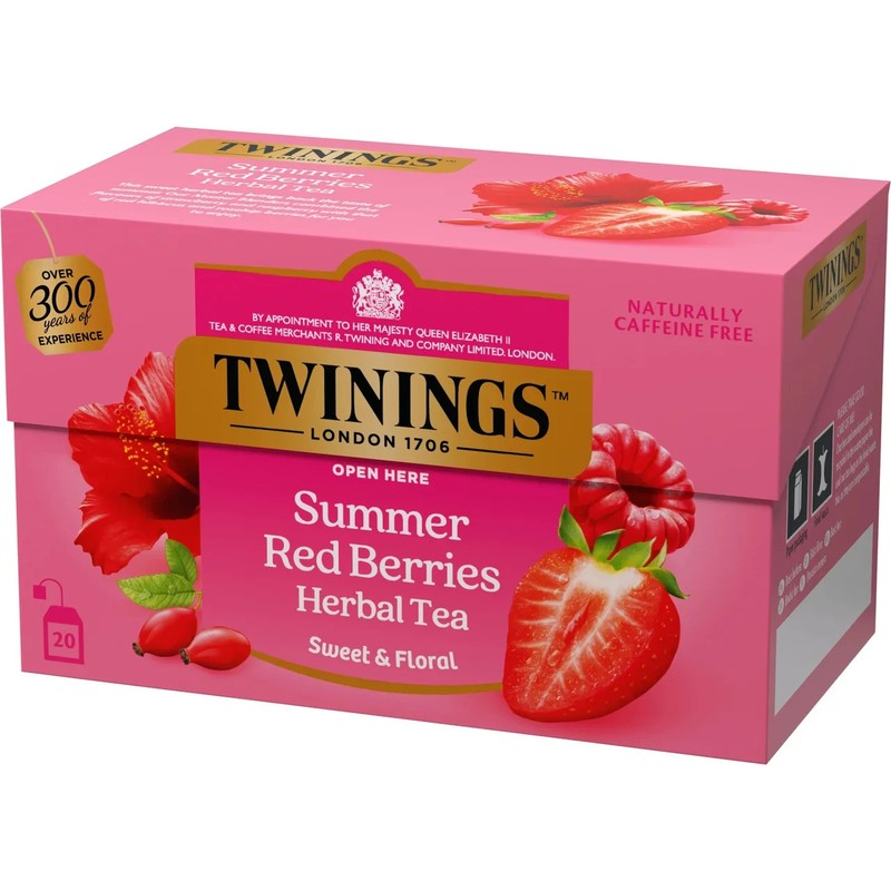 Twinings Summer Red Berries Herbal Tea 20 Bags Choose 1 2 5 10 15 Packs