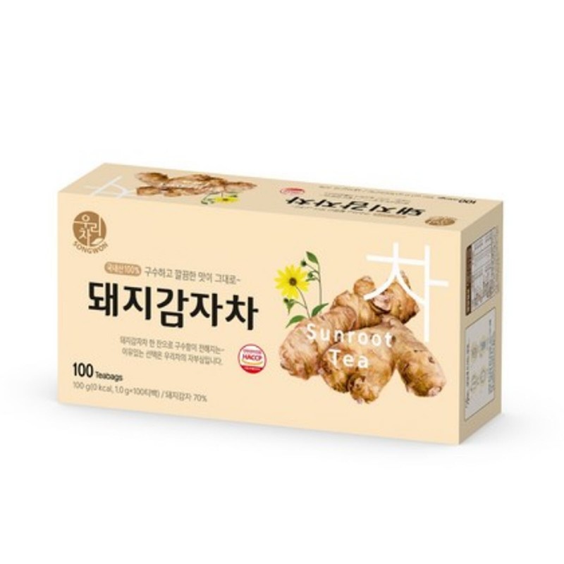 Korean Songwon Sunroot Tea 100 Tea bag Free Shipping wt Tracking