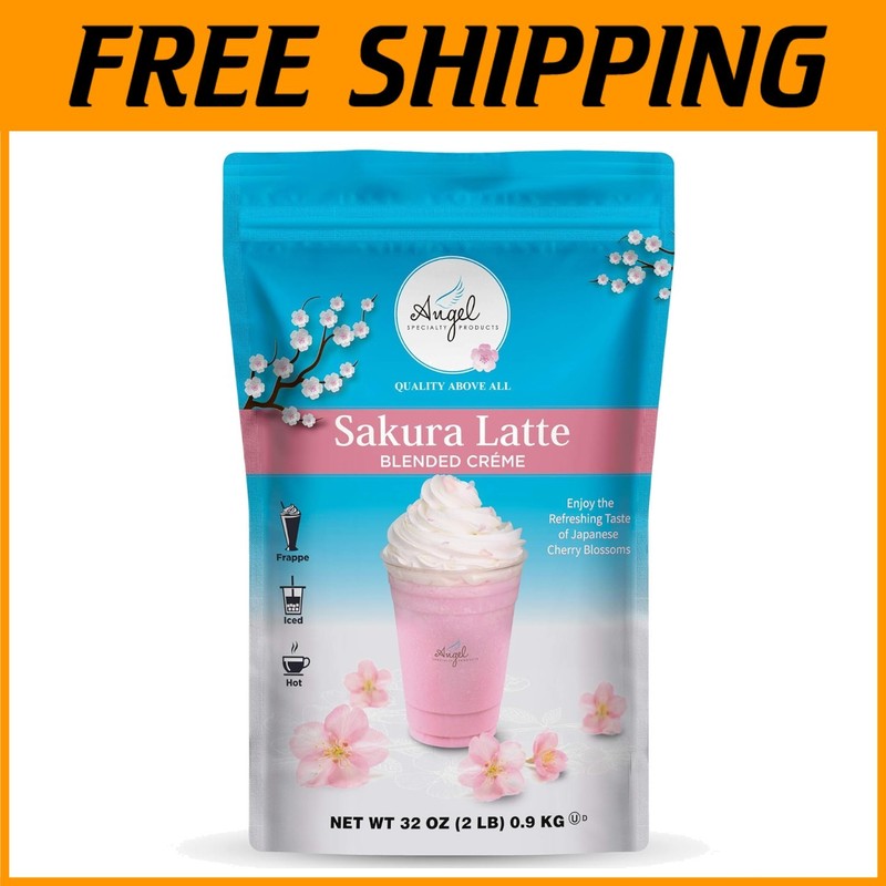 Angel Sakura Latte Mix | Perfect for Cafes & Boba Shops