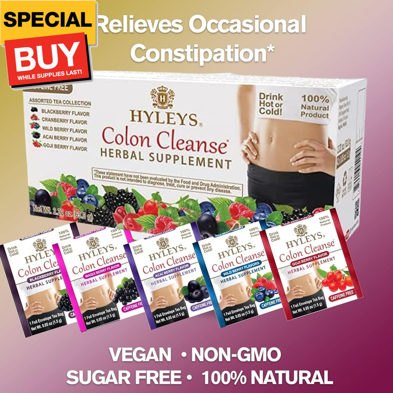 Colon Cleanse Tea Assorted Flavors - 42 Tea Bags (1 Pack) gallery