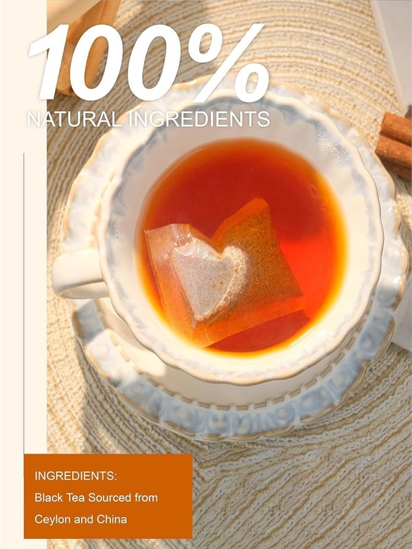 English Breakfast Black Tea - 100 Count Teabags, Floral & Fruity Aroma gallery