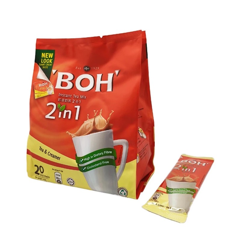 BOH Instant Tea Mix 2 In 1 Tea & Creamer 1 PACK 20s x 11.5g SHIP US