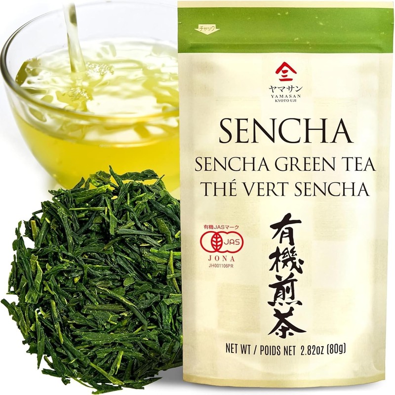 Authentic Japanese Sencha Loose Leaf Tea - 80g Bag, High in Antioxidants gallery
