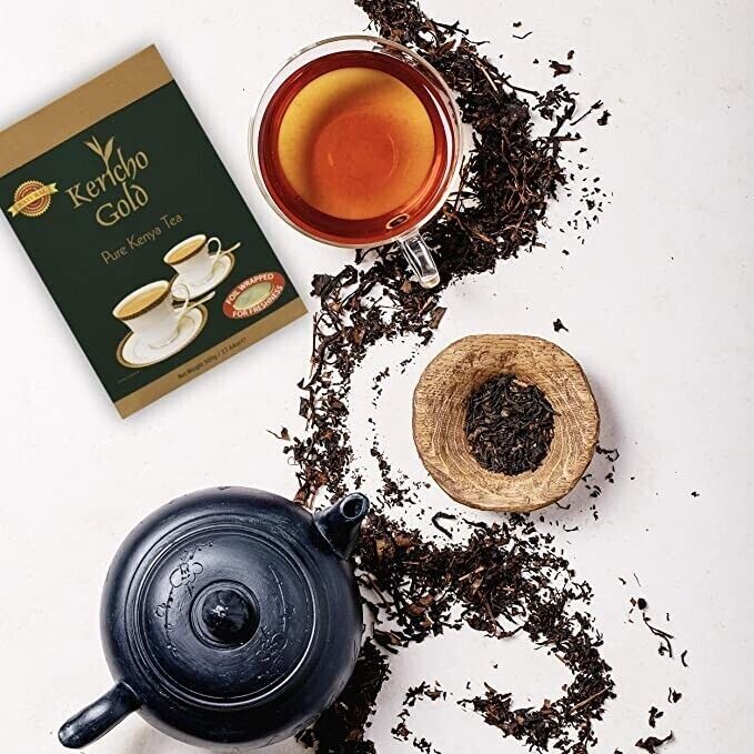 Kericho Gold Pure Kenyan Tea Loose Black Tea 500g AUTHENTIC FREE SHIPPING gallery