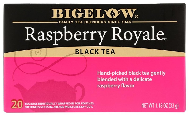 Bigelow Tea Raspberry Royale 20 Count Pack of 2 Individually Wrapped Bags