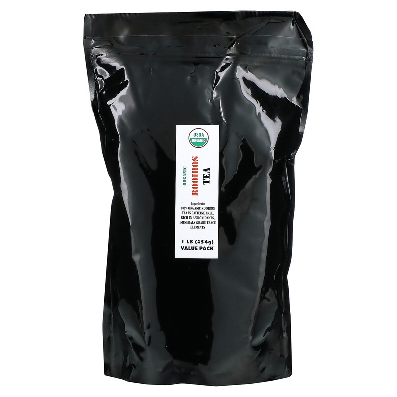 Port Trading Co Organic Rooibos Tea Caffeine Free 1 lb 454 g Caffeine-Free &
