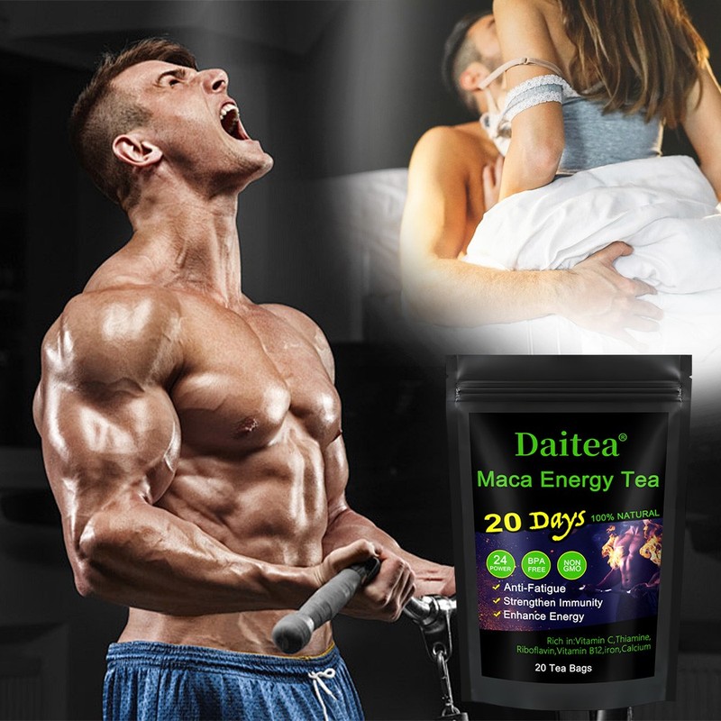 Maca Energy Tea - Male Testosteron Booster, Boosts Energy and Stamina 10/20 bag gallery