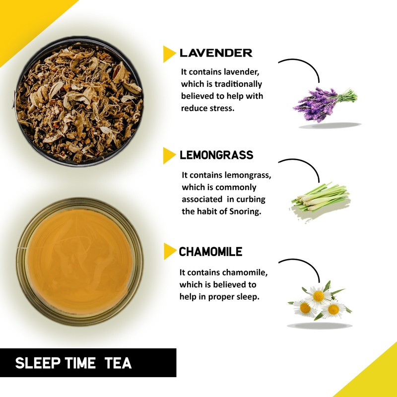 TEACURRY Sleep Tea (1 Month Pack | 30 Tea Bags) - Helps with Insomnia gallery