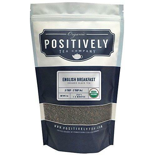 Positively Tea Company, Organic English Breakfast Black Tea, Loose Leaf, 16 oz.