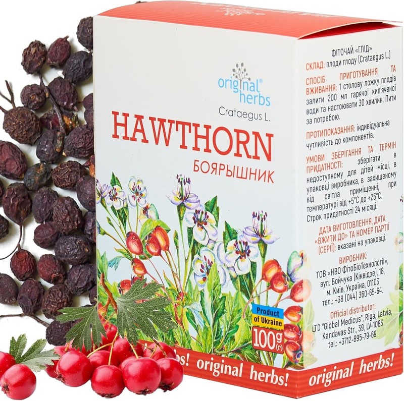 Hawthorn Berry ( Боярышник ) – 100g (3.52 oz)|Wild Crafted | Original Herbs