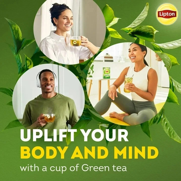 Lipton Green Tea, Decaffeinated, Tea Bags 40 Count Box gallery
