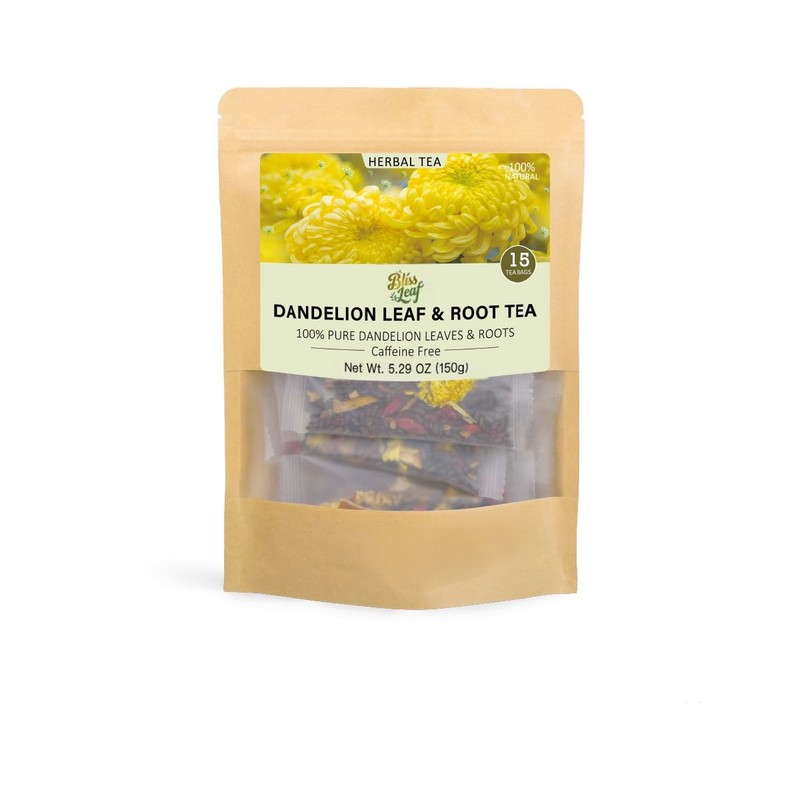 Dandelion Root Herbal Tea , Caffeine Free , 15 Bags , 100% Nature , FDA