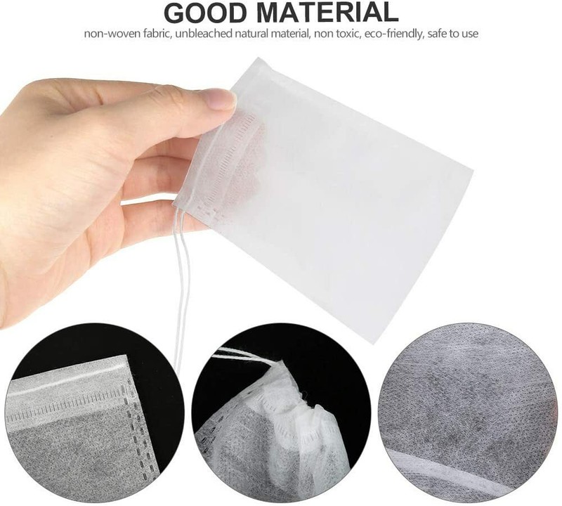 USA Empty Teabags String Heat Seal Filter Loose Spice Herb Powder Bags Wholesale gallery