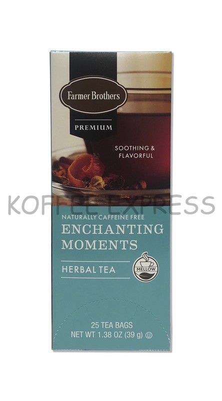 Farmer Brothers Premium Herbal Tea, Enchanting Moments, 25 ct box