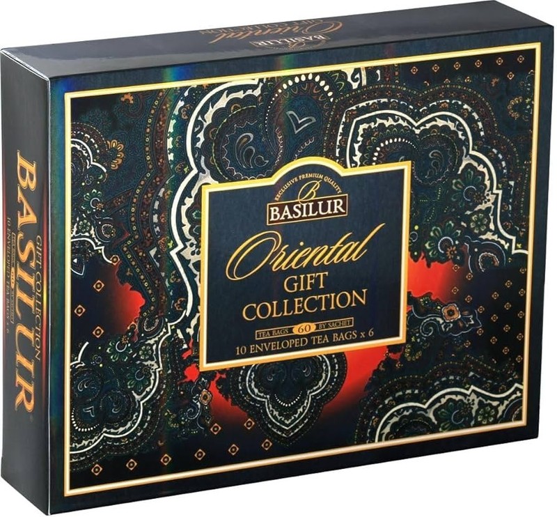 Basilur Ceylon Gift Pack – Oriental Collection Assorted 60 Ceylon Tea in Bags