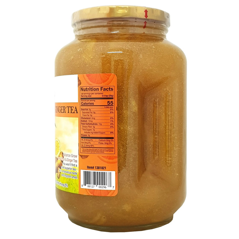 Balance Grow Honey Citron & Ginger Tea, 70.55 oz Glass Jar gallery