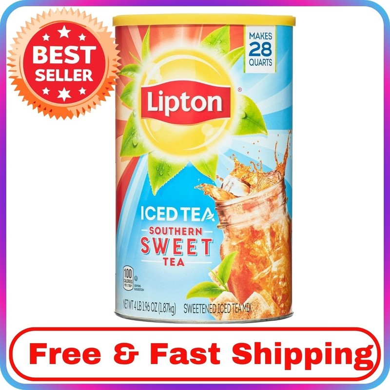 Lipton Southern Sweet Tea Powdered Mix, Makes 28 Quarts
