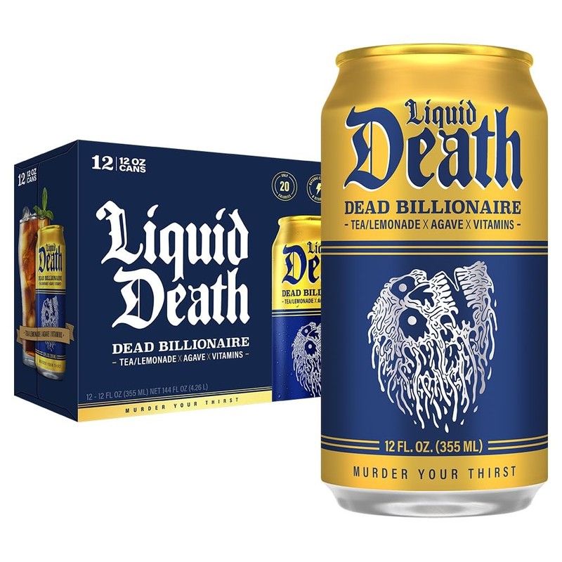 Iced Tea 12-Pack: Half Lemonade Half Black Tea, Low-Cal, B12 & B6 Vitamins