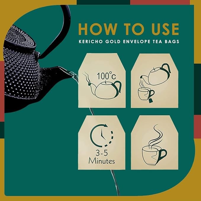 Kenya Kericho 100 Envelopes Tea Bags (Pack Of 1 Box) gallery