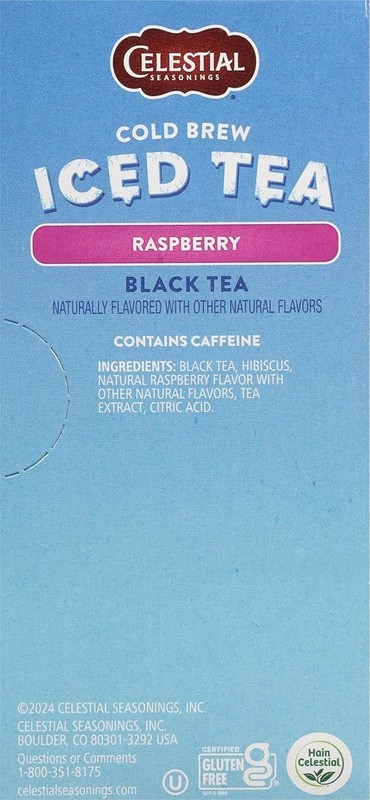Cold Brew Raspberry Black Iced Tea 18 Tea Bags Pack of 5 gallery