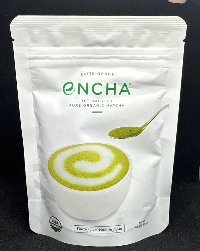 Encha Latte Grade Matcha Powder – First Harvest Pure Organic Matcha Green Tea