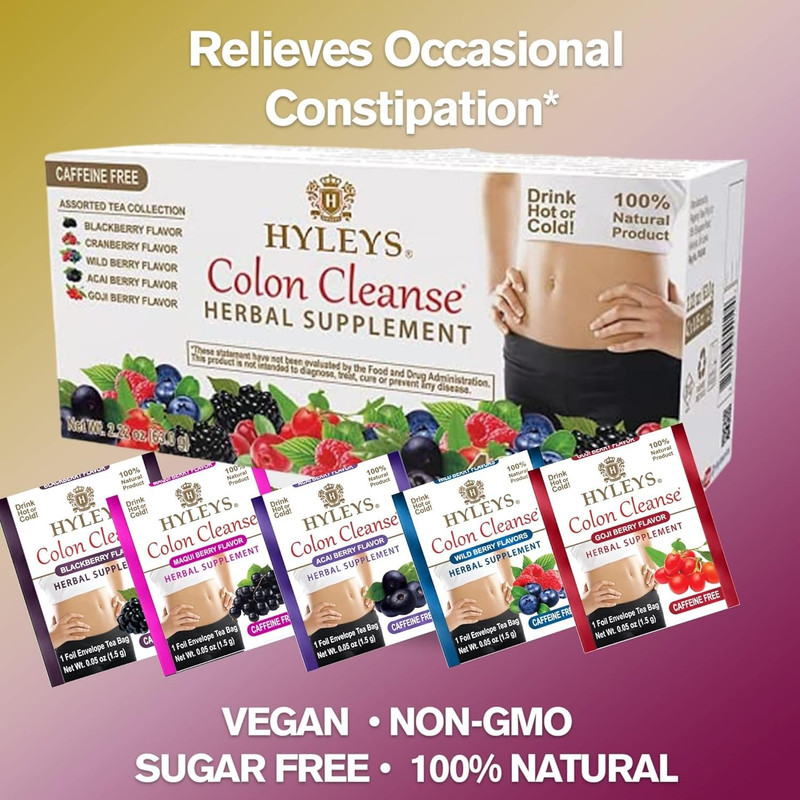 Colon Cleanse Tea Assorted Flavors - 42 Tea Bags (1 Pack) gallery