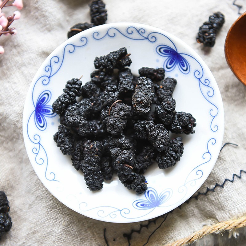 Black Mulberry Tea Enriching Blood Health Care Natural Dried Mulberry Fruit Tea gallery