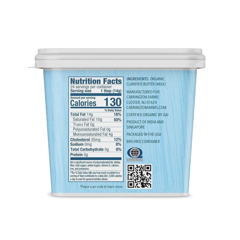 Support Local with USDA Organic Ghee, 12 Fl Oz - Perfect for Healthier Cooking gallery