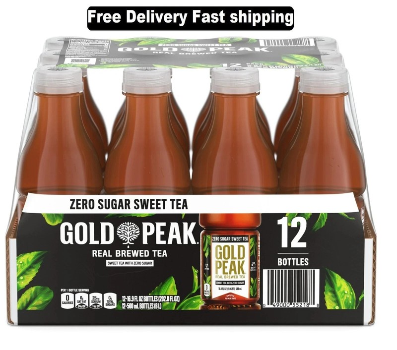 Zero Sugar Sweet Tea Bottles, 16.9 fl oz, 12 Pack
