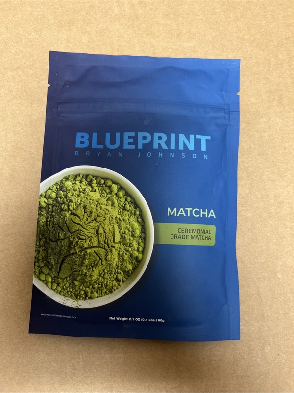 Blueprint Bryan Johnson Matcha Powder – Ceremonial Grade Japanese Matcha – Gr…