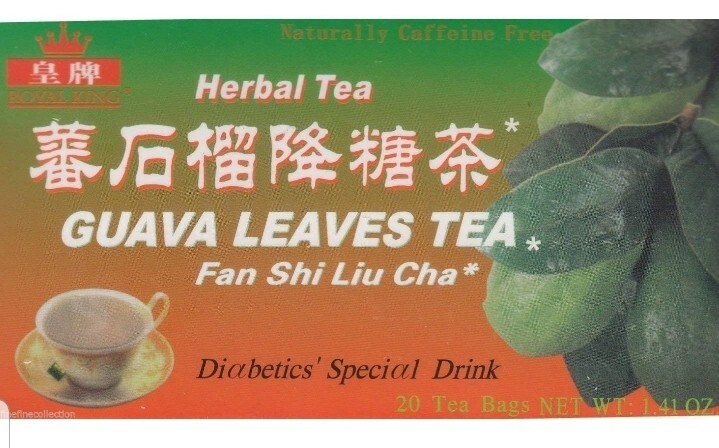2 Boxes – Royal King 100% Natural Guava Leaves Tea 20 Tea Bags each box