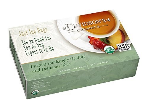 Davidson’s Organics Guayusa Energy 100-Count Unwrapped Tea Bags