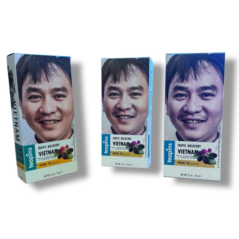 3 Boxes Vietnam Loose Leaf Tea Tropic Mulberry Teapins Discontinued See Photos