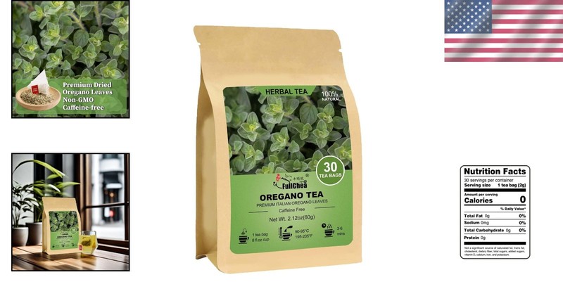 Refreshing Oregano Tea Bags, 30 Count – Flavor, Immune-Boosting Benefits gallery