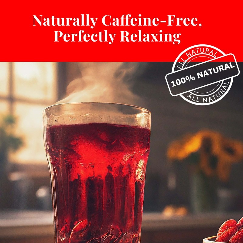 75 Organic Hibiscus Tea Bags, 100% Pure Hibiscus Flower Tea, Flor De Jamaica gallery