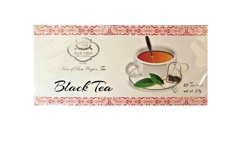 Black tea Pure Ceylon – Premium Quality Sri Lanka Healthy drink 25 Tea bags