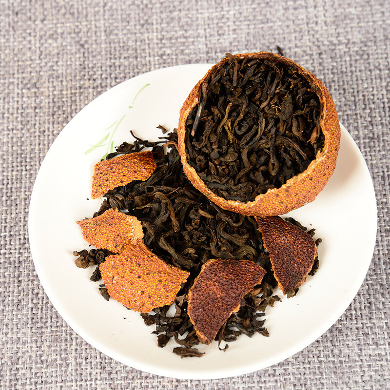 Xinhui Aged Chenpi Ripe Puer Tea Orange Skin Puerh Pu'er Loose Tea PEI YU 312 gallery