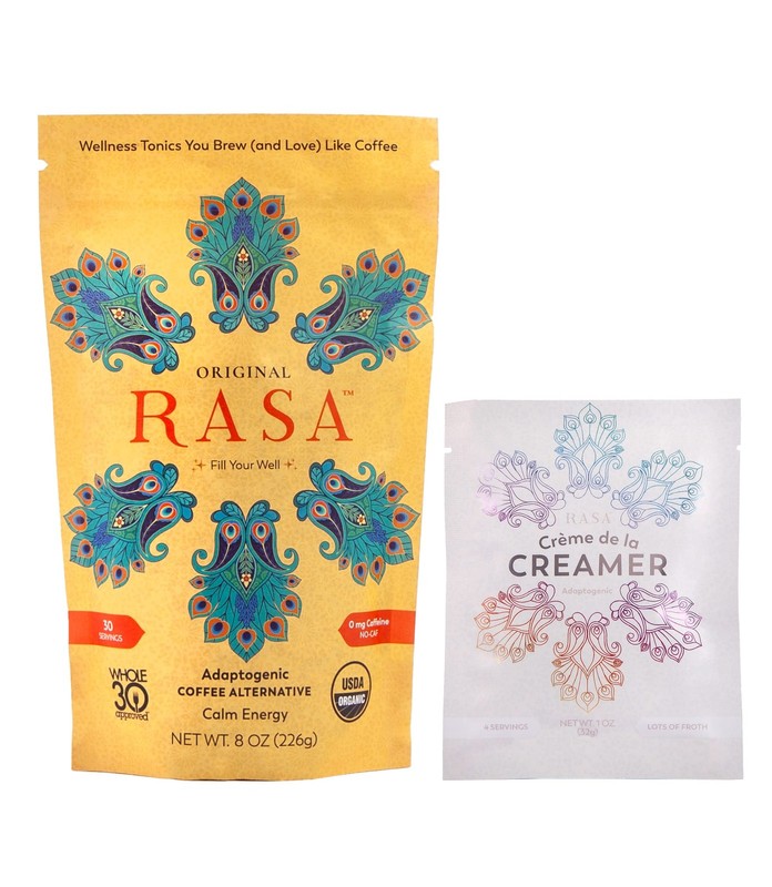 RASA Original Adaptogenic Coffee Alternative + Creamer (30 Servings)