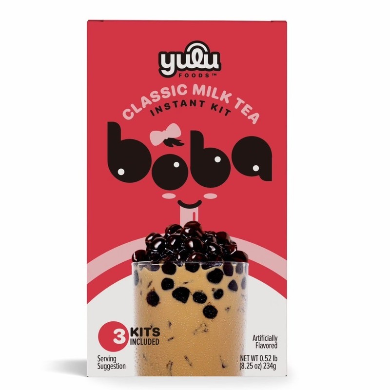 Tapioca Pearl Bubble Tea Kit Classic Milk Tea Instant 3 Servings