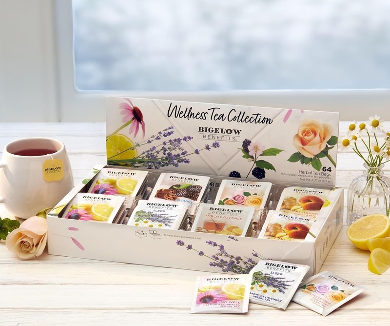 Diverse Wellness Tea Collection - 64 Individually Wrapped Bags for Freshness gallery