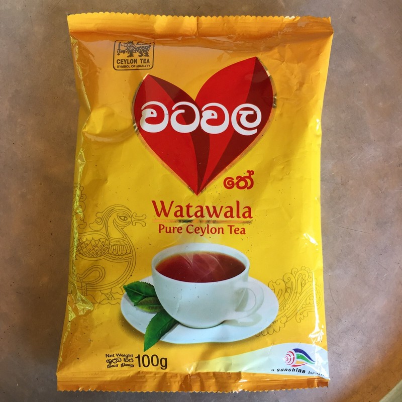 Ceylon Watawala Tea Powder Herbal Pure Tea 100% Quality Natural Black Tea 100g