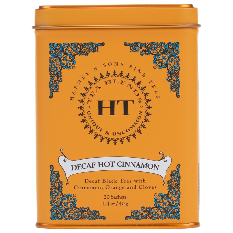Decaffeinated Hot Cinnamon Tea Harney and Sons 20 Sachets Black Flavored Tea gallery