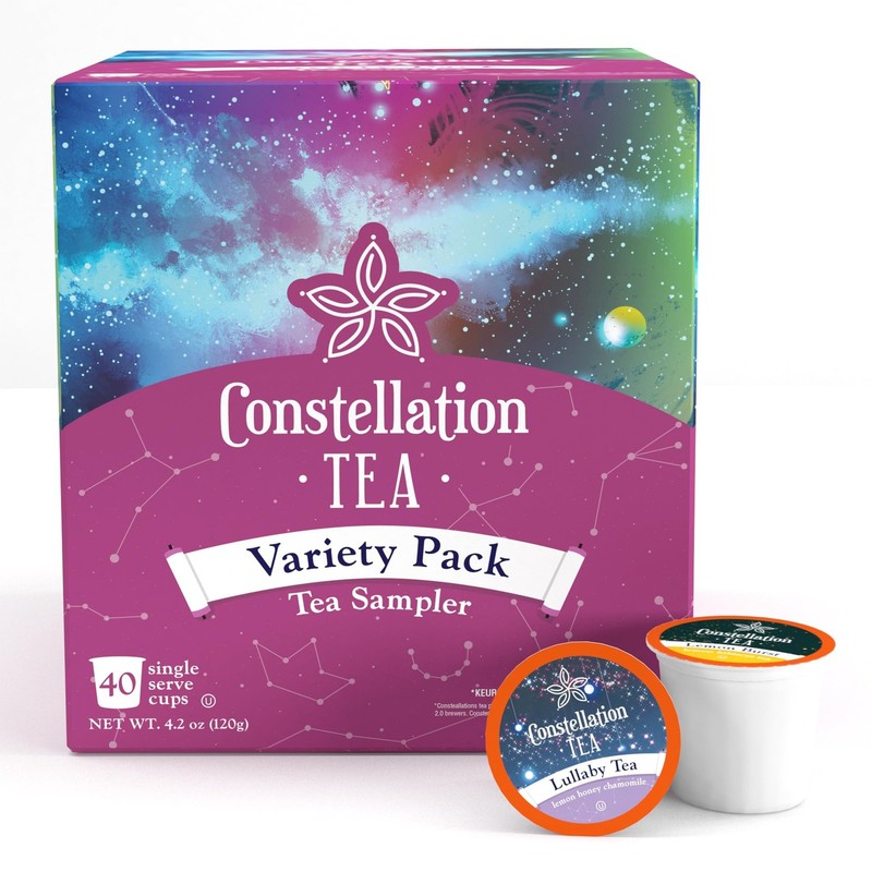 Constellation Tea Assorted Variety Pack Sampler Tea Pods Compatible with K Cu... gallery