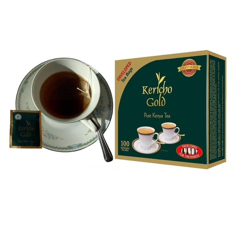 Kenya Kericho 100 Envelopes Tea Bags (Pack Of 1 Box)