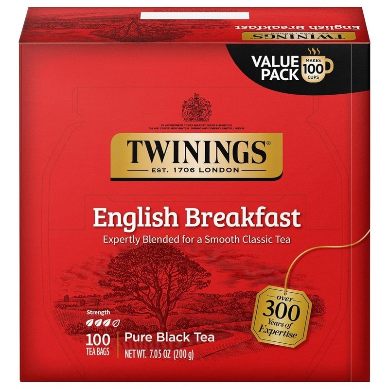 Individually Wrapped English Breakfast Tea – 100 Count of Flavorful Delight