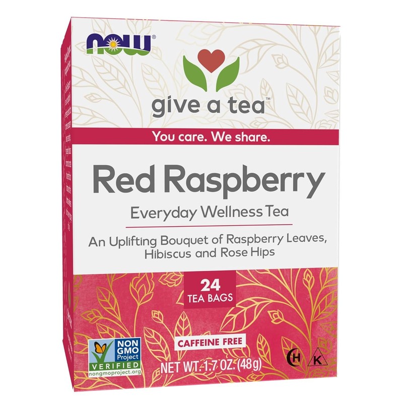 NOW RED RASPBERRY TEA EXP: 10/2026