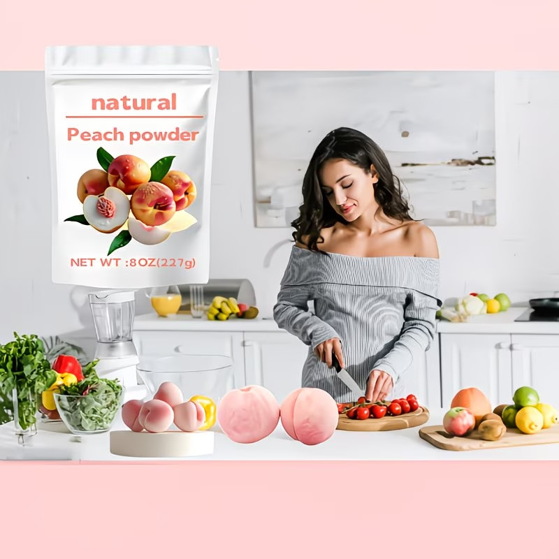 Peach Powder Suitable Baking Drinks Excellent Taste Without Sugar And Additives gallery