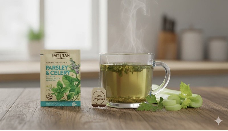 Imtenan Organic Parsley and Celery Herbal Tea - 18 bags gallery
